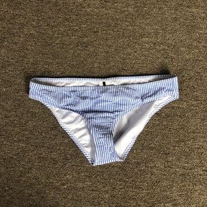 J. Crew Seersucker Bikini Bottom
